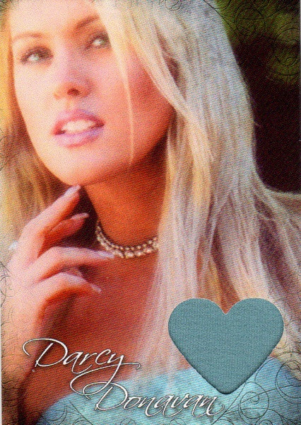 Limited Edition Darcy Donavan Autographed Event Worn Swatch Card for Charity # 2