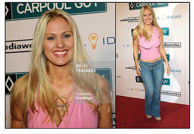 Darcy Donavan Celebrity Pink Top from Red Carpet Event Autographed Memorabilia, Comes with Certificate of Authenticity and 8x10 Photo.